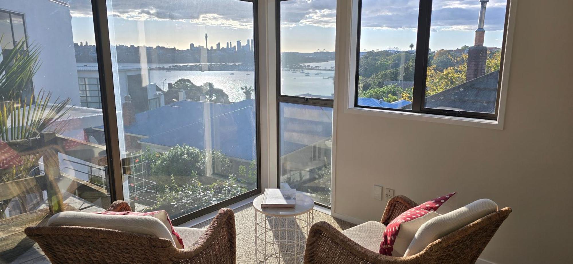 2 Bedroom Home, City And Sea Views Auckland Eksteriør bilde